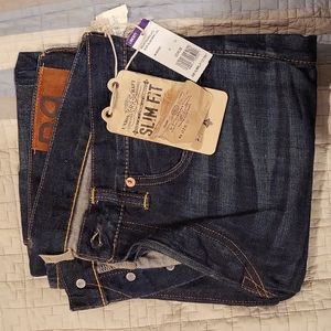 RRL Size 32 Slim Fit Indigo Jeans